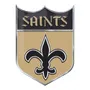 Fan Mats New Orleans Saints Heavy Duty Aluminum Embossed Color Emblem - Alternate