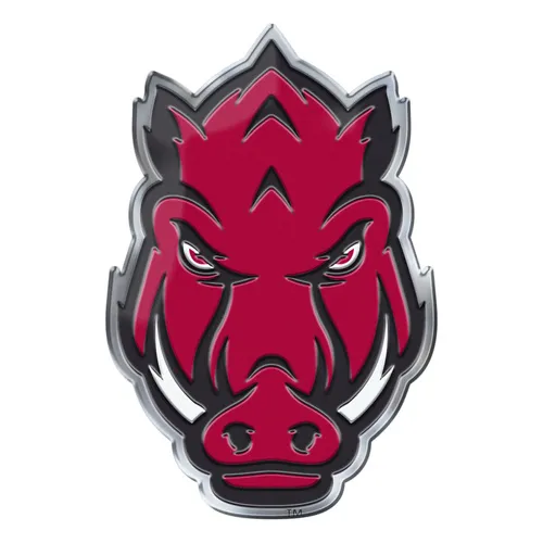 Fan Mats Arkansas Razorbacks Heavy Duty Aluminum Embossed Color Emblem - Alternate