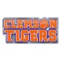 Fan Mats Clemson Tigers Heavy Duty Aluminum Embossed Color Emblem - Alternate