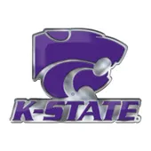 Fan Mats Kansas State Wildcats Heavy Duty Aluminum Embossed Color Emblem - Alternate