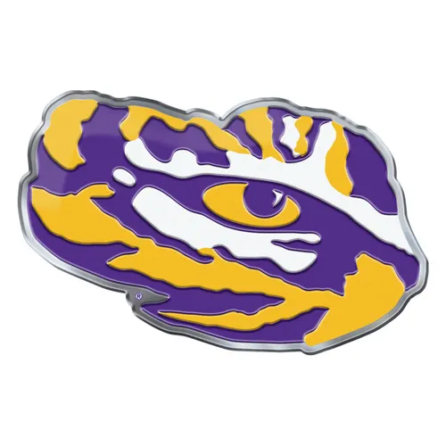 Fan Mats Lsu Tigers Heavy Duty Aluminum Embossed Color Emblem - Alternate