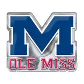 Fan Mats Ole Miss Rebels Heavy Duty Aluminum Embossed Color Emblem - Alternate