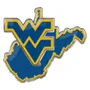 Fan Mats West Virginia Mountaineers Heavy Duty Aluminum Embossed Color Emblem - Alternate