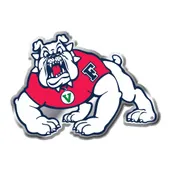 Fan Mats Fresno State Bulldogs Heavy Duty Aluminum Embossed Color Emblem - Alternate