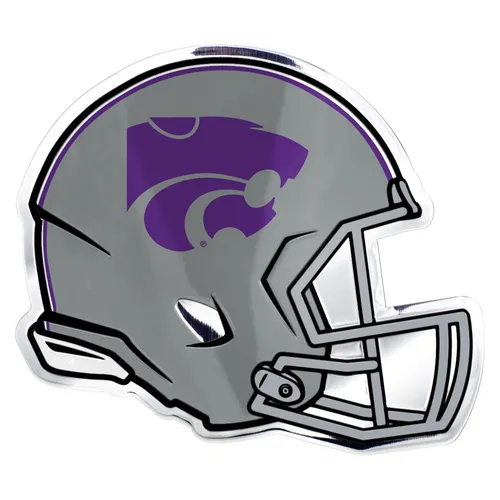 Fan Mats Kansas State Wildcats Heavy Duty Aluminium Helmet Emblem