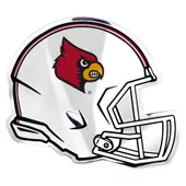 Fan Mats Louisville Cardinals Heavy Duty Aluminium Helmet Emblem