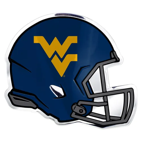 Fan Mats West Virginia Mountaineers Heavy Duty Aluminium Helmet Emblem