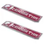 Fan Mats Alabama Crimson Tide 2 Piece Heavy Duty Aluminum Embossed Truck Emblem Set