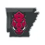 Fan Mats Arkansas Razorbacks Team State Aluminum Embossed Emblem