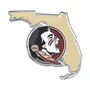 Fan Mats Florida State Seminoles Team State Aluminum Embossed Emblem
