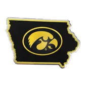 Fan Mats Iowa Hawkeyes Team State Aluminum Embossed Emblem