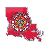 Fan Mats Louisiana-Lafayette Ragin' Cajuns Team State Aluminum Embossed Emblem