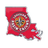 Fan Mats Louisiana-Lafayette Ragin' Cajuns Team State Aluminum Embossed Emblem