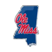 Fan Mats Ole Miss Rebels Team State Aluminum Embossed Emblem