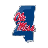 Fan Mats Ole Miss Rebels Team State Aluminum Embossed Emblem