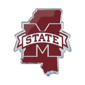 Fan Mats Mississippi State Bulldogs Team State Aluminum Embossed Emblem