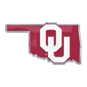 Fan Mats Oklahoma Sooners Team State Aluminum Embossed Emblem