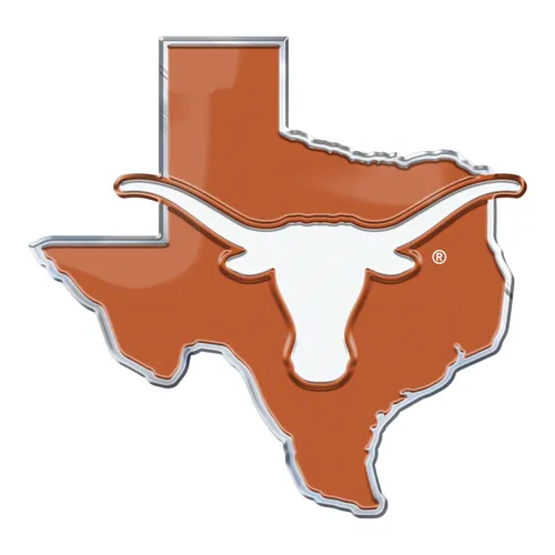 Fan Mats Texas Longhorns Team State Aluminum Embossed Emblem