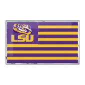 Fan Mats Lsu Tigers State Flag Aluminum Embossed Emblem