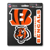 Fan Mats Cincinnati Bengals 3 Piece Decal Sticker Set