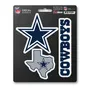 Fan Mats Dallas Cowboys 3 Piece Decal Sticker Set