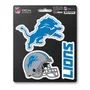 Fan Mats Detroit Lions 3 Piece Decal Sticker Set