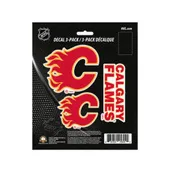 Fan Mats Calgary Flames 3 Piece Decal Sticker Set