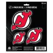 Fan Mats New Jersey Devils 3 Piece Decal Sticker Set