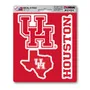 Fan Mats Houston Cougars 3 Piece Decal Sticker Set