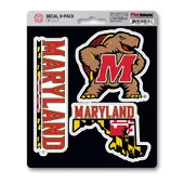 Fan Mats Maryland Terrapins 3 Piece Decal Sticker Set