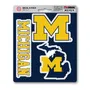 Fan Mats Michigan Wolverines 3 Piece Decal Sticker Set