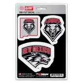 Fan Mats New Mexico Lobos 3 Piece Decal Sticker Set