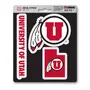 Fan Mats Utah Utes 3 Piece Decal Sticker Set