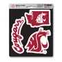 Fan Mats Washington State Cougars 3 Piece Decal Sticker Set