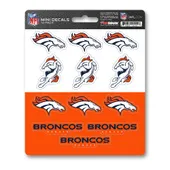 Fan Mats Denver Broncos 12 Count Mini Decal Sticker Pack