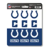 Fan Mats Indianapolis Colts 12 Count Mini Decal Sticker Pack