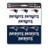 Fan Mats New England Patriots 12 Count Mini Decal Sticker Pack