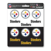 Fan Mats Pittsburgh Steelers 12 Count Mini Decal Sticker Pack