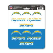 Fan Mats Los Angeles Chargers 12 Count Mini Decal Sticker Pack