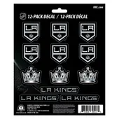 Fan Mats Los Angeles Kings 12 Count Mini Decal Sticker Pack