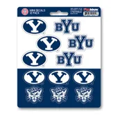 Fan Mats Byu Cougars 12 Count Mini Decal Sticker Pack