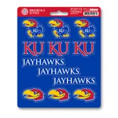 Fan Mats Kansas Jayhawks 12 Count Mini Decal Sticker Pack