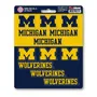 Fan Mats Michigan Wolverines 12 Count Mini Decal Sticker Pack