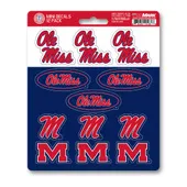 Fan Mats Ole Miss Rebels 12 Count Mini Decal Sticker Pack