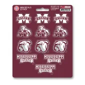 Fan Mats Mississippi State Bulldogs 12 Count Mini Decal Sticker Pack