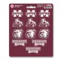 Fan Mats Mississippi State Bulldogs 12 Count Mini Decal Sticker Pack