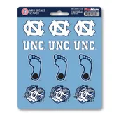 Fan Mats North Carolina Tar Heels 12 Count Mini Decal Sticker Pack