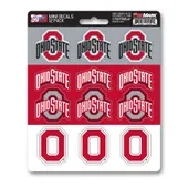 Fan Mats Ohio State Buckeyes 12 Count Mini Decal Sticker Pack