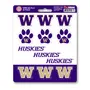 Fan Mats Washington Huskies 12 Count Mini Decal Sticker Pack