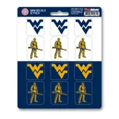 Fan Mats West Virginia Mountaineers 12 Count Mini Decal Sticker Pack